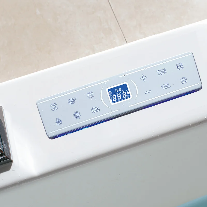 Speaker Constant Temperature B-12 Clean IP44 CE TUV Bathtub Temperature Controller Touch Screen Massage Bathtub Control Panel