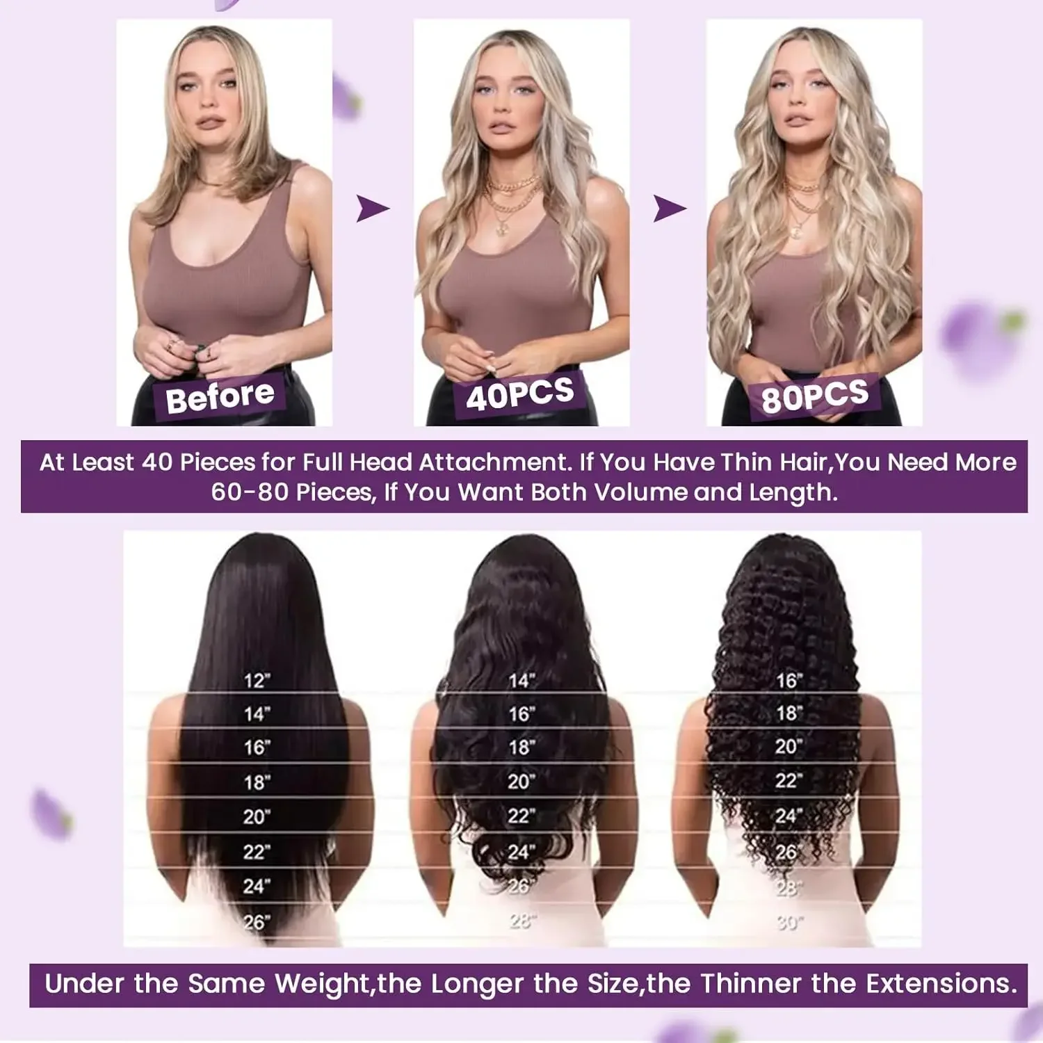 Laavoo Remy Tape in Hair Extensions 100% Real Brazilian Hair Straight Natural PU Skin Weft Tape in Hair 20Pcs_voghion.com