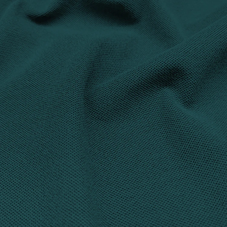 Quick Dry Knitted Sorona Pique Fabric Polyester Material , Plain Dyed 100% Polyester Pique Fabric for Sale/ details