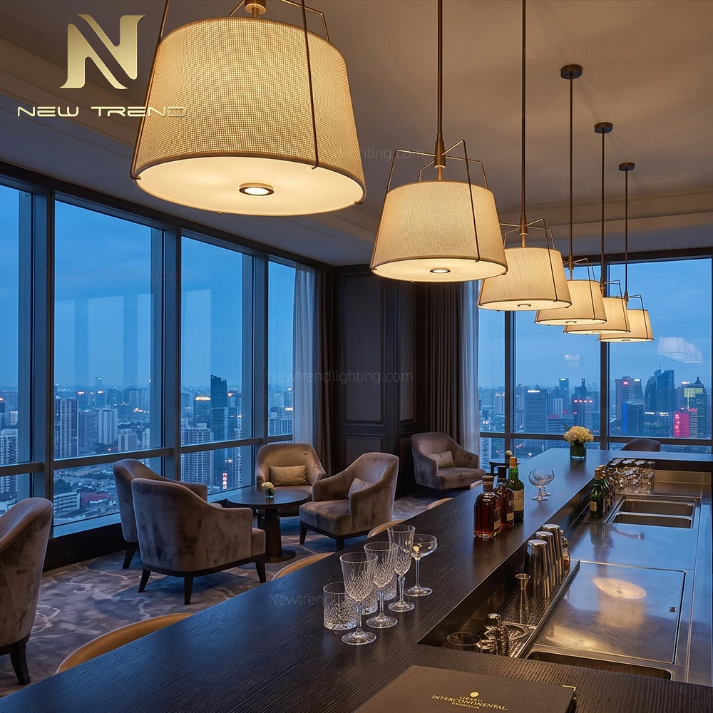 CPL-508 Bespoke Hotel Lighting Solution – Custom LED Bedside Pendant Light for Luxury Guest Room