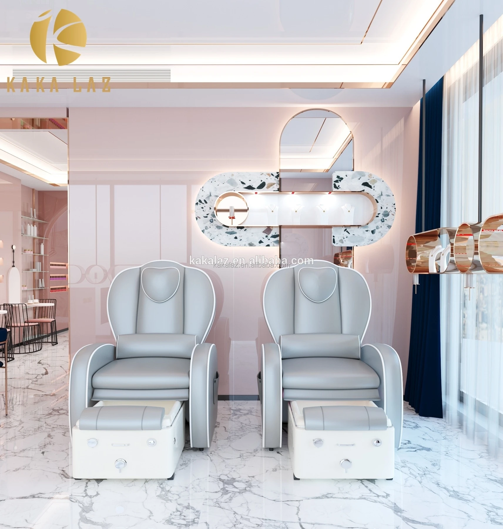 Pedicure sedia del salone di lusso spa sedie pedicure manicure