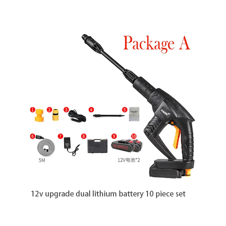 Package E 25v 30000mah Portable Wireless Lithium Battery Cleaning Water