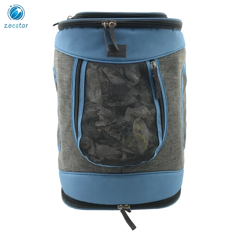 Pet Carrier Travel Bag Dog Backpack Bag with Removable Mat Portable Pet Holder Cage House