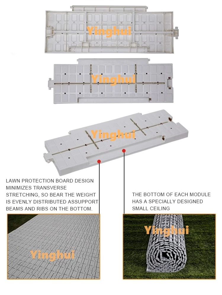Outdoor Concert Wedding Event Flooring Plastic Flooring for Events Outdoor Grass Protective Flooring