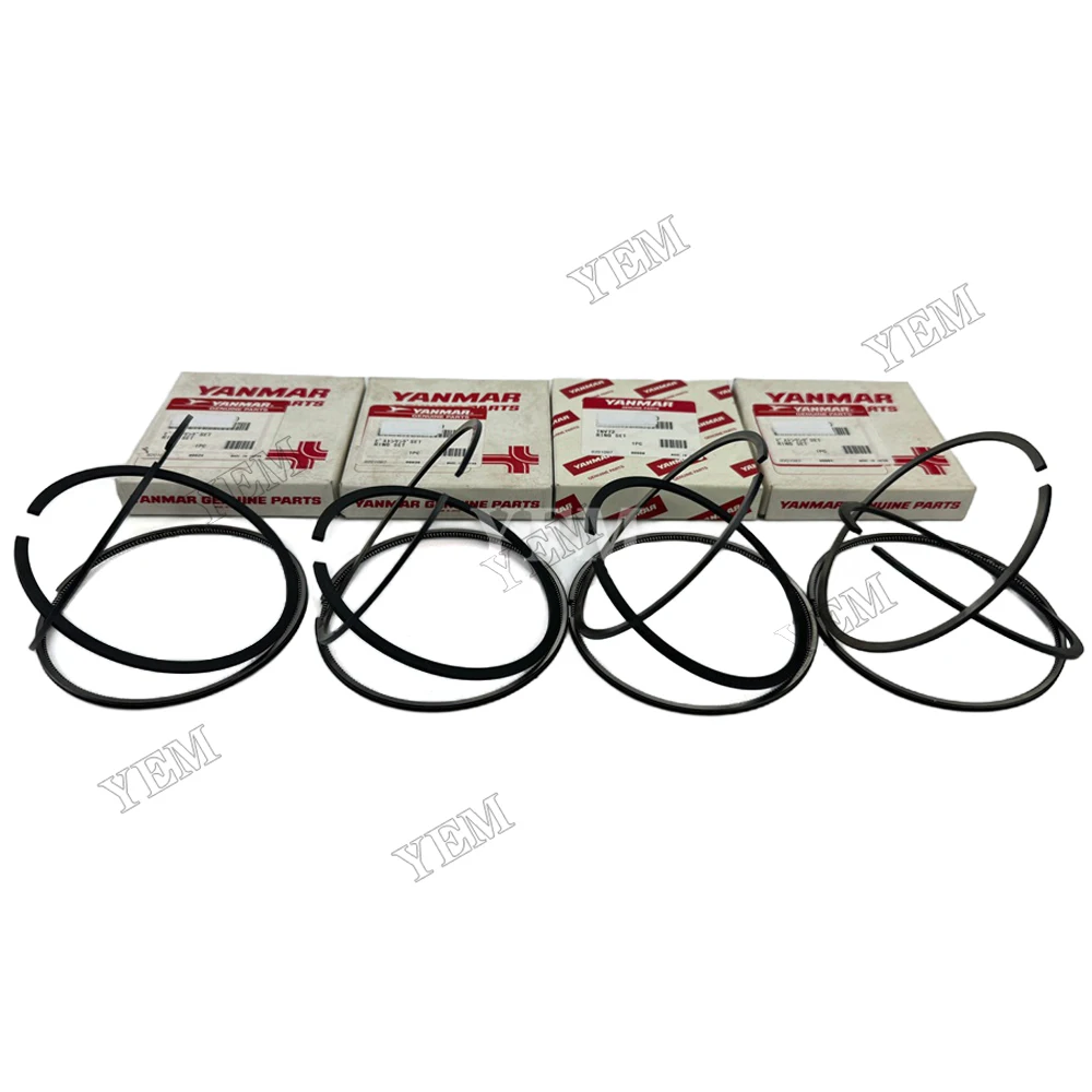 Parts 3TNC78 3TNC78T Piston Rings Set 119811-22500 Fits for Yanmar Ring High Quality Piston Ring