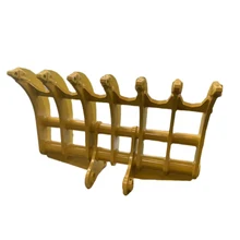 Finest Price Factory Directly Supply Iron Custom Color Width Thickness Root Rake for Mini Excavator