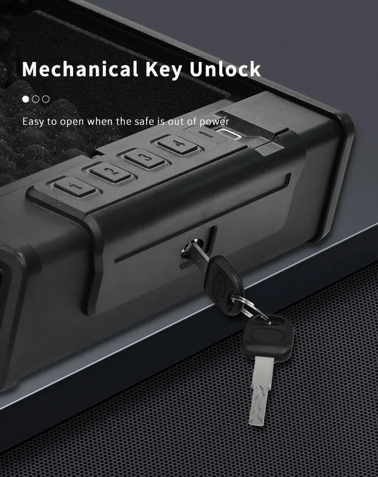 CEQSAFE Hot Selling Hand Gun Safe Small Biometric Fingerprint Lock Gun Safe for Car supplier