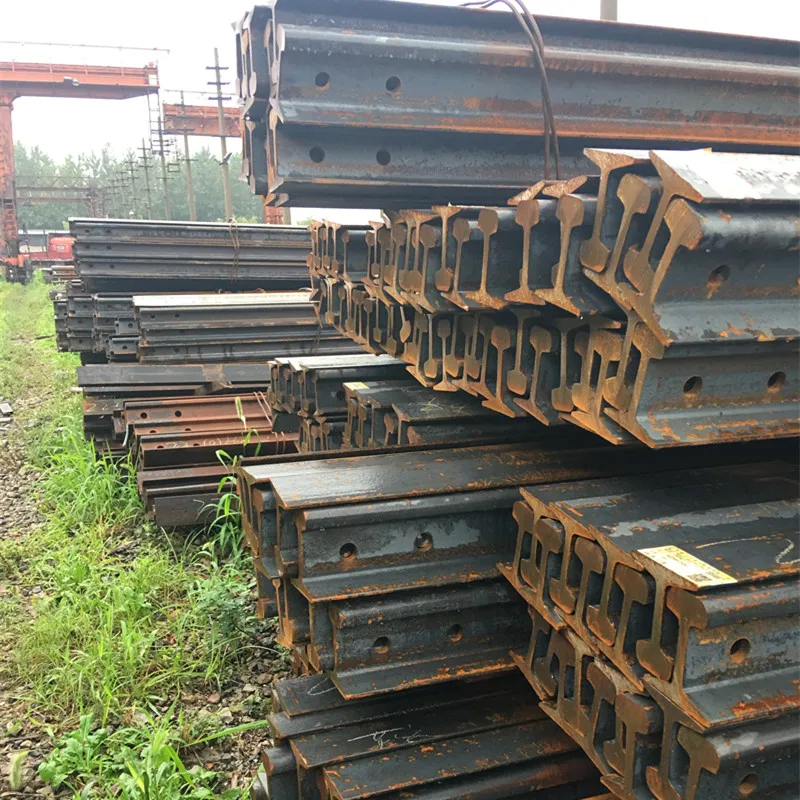Q235b Crane Rail Iron Profile Processing Train Used Rail Railway Track Railroad Steel Rails Railway for Building