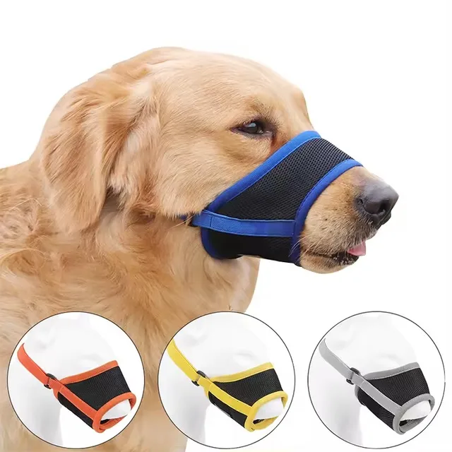 Amaz Hot Selling Breathable Durable Adjustable Pet Dog Muzzle