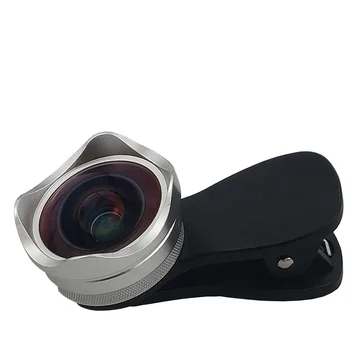 Phone Telescope Telephoto Lens Fisheye 0.63x Wide Angle Macro Lens Closeup Shot 4 In 1 Mobile Phone Camera Lens Tripod Vlog Kit