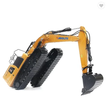 ホビーラジコン HUINA 22 Functions R/C Excavator Original Huina Kabolite K336 RC Hydraulic Excavator Truck - Remote