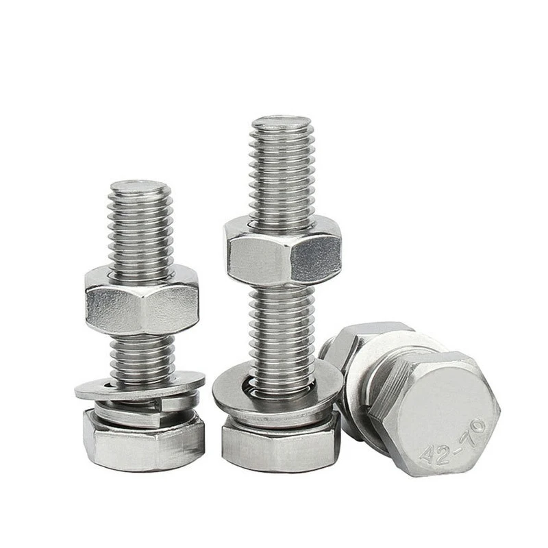 High Quality M4 M5 M6 M8 M10 M12 M16 304 Stainless Steel Screw Nut ...