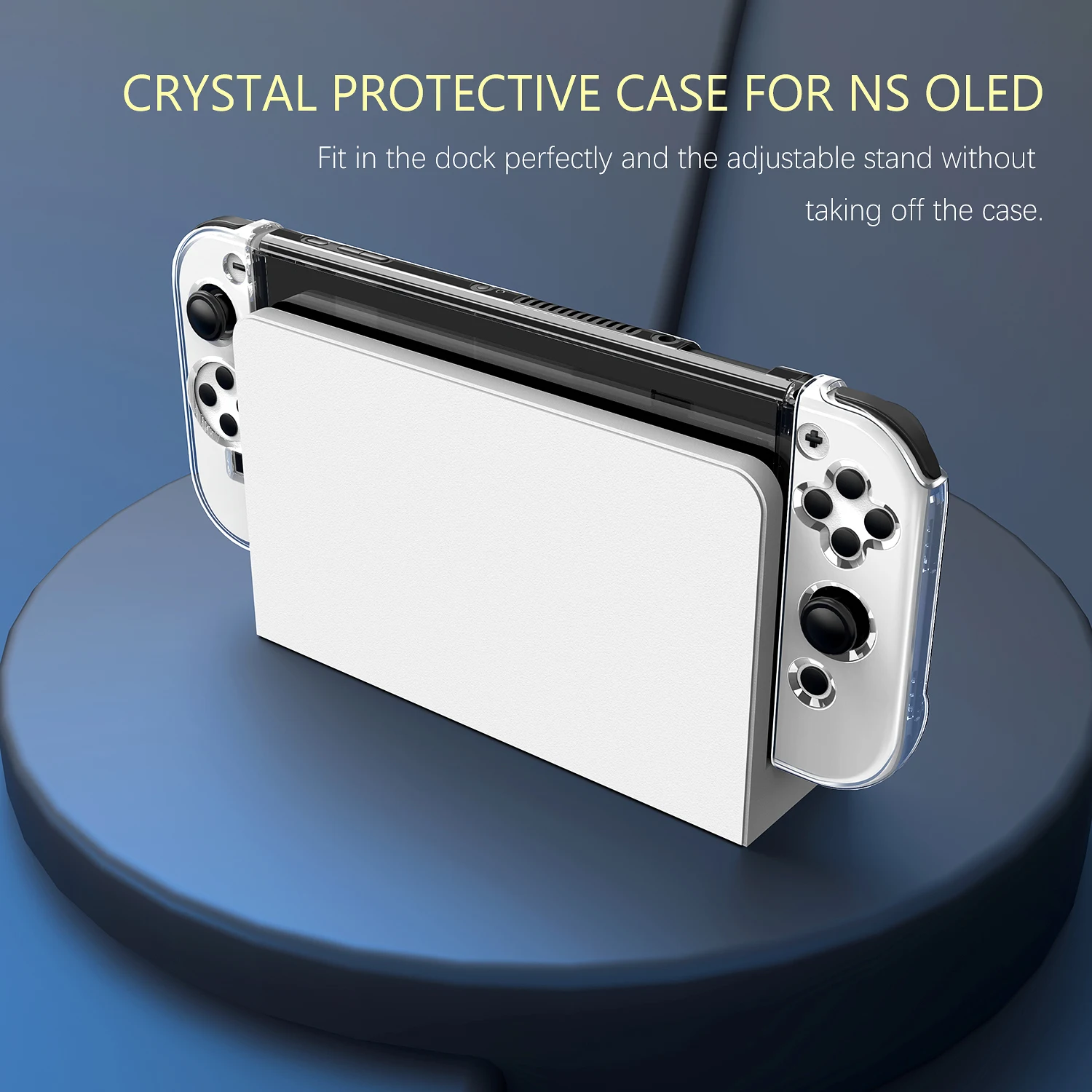 Nintendo Switch ホワイトカスタム Wholesale Custom Crystal Hard Shell Case for Nintendo Switch OLED