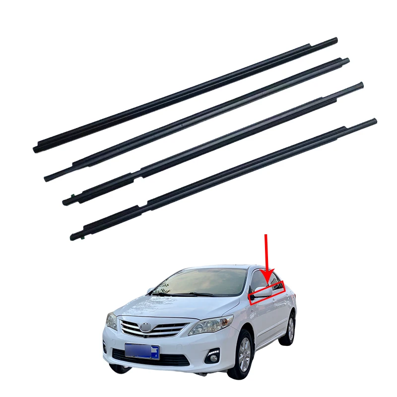 Weatherstrip Clips Windshield Weatherstrip Moulding Clip Set For Toyota Corolla KE70 KE75 TE71 TE72 – Black & White Corolla Windshield Clips