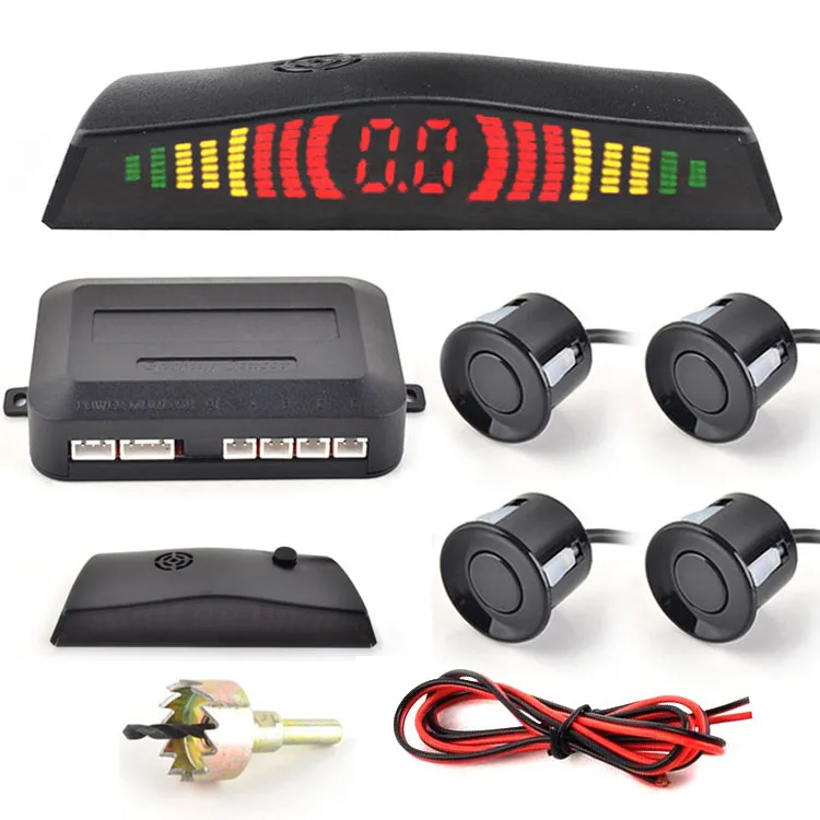 2025 Auto Reverse Camera Sensor Parking System Car Reverse Parking Sensors With 4 Ultrasonic Parking Sensors
