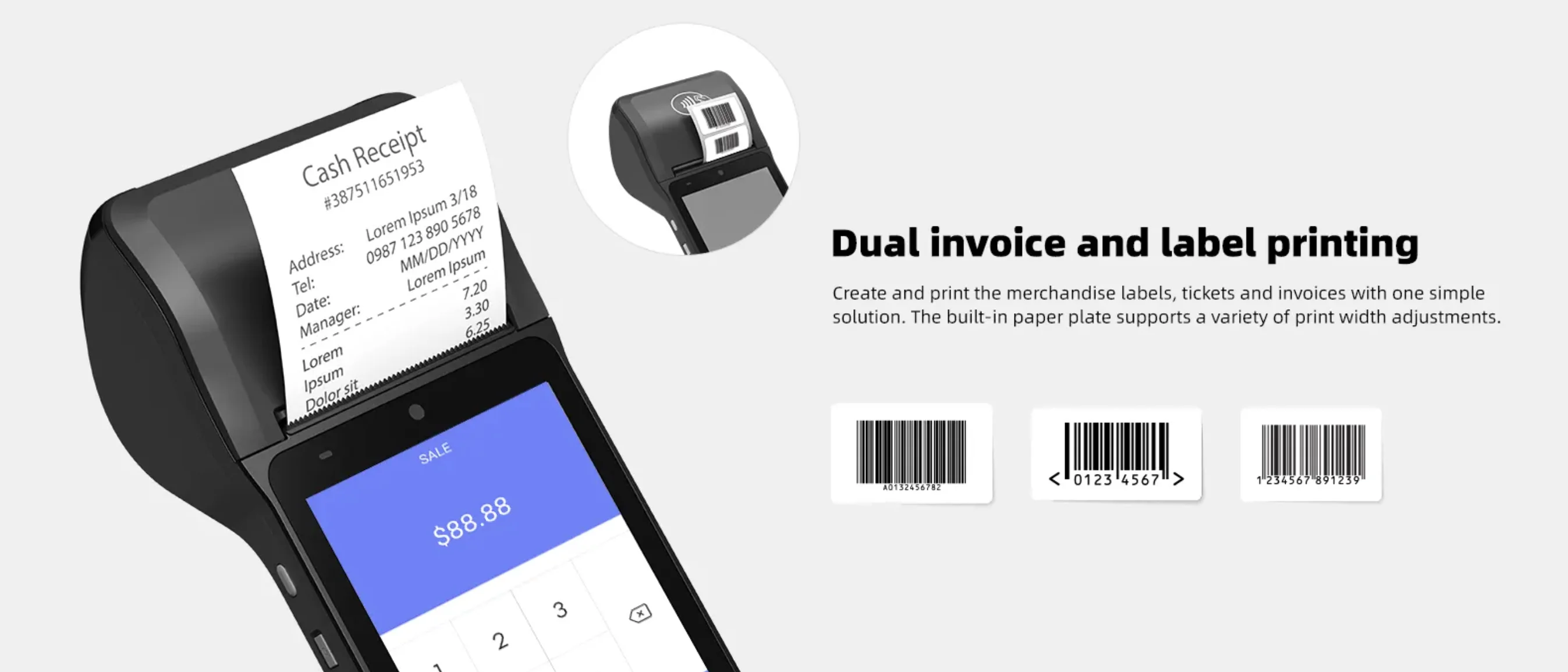 Terminal Android Pos 12 Retail Restaurant Cash Register Centerm Pos ...