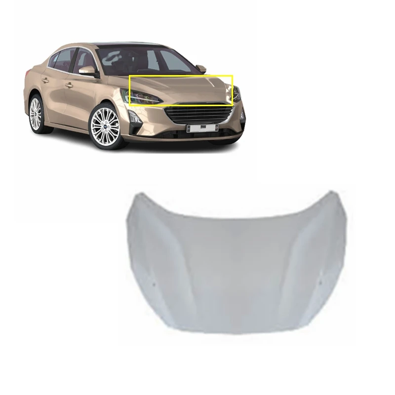 auto parts front body kit car bumpers steel hood panel for ford focus 2019