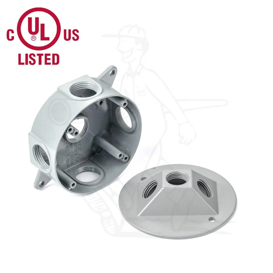 Round Weatherproof Outlet Box