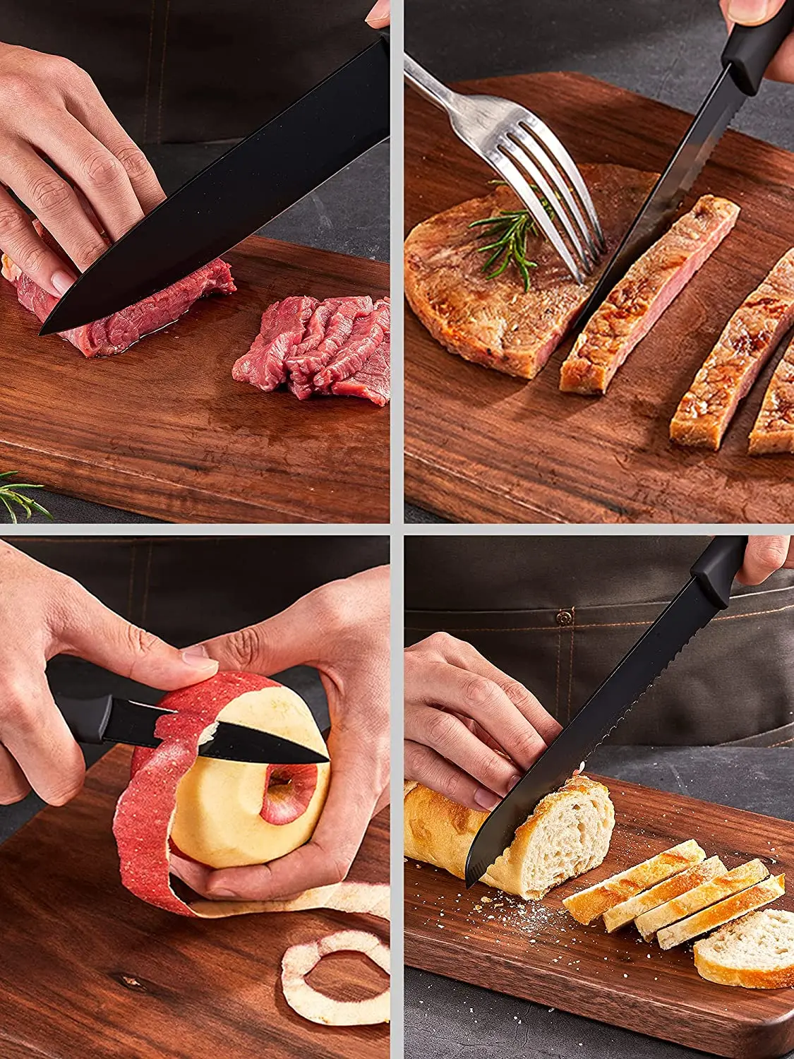Maxam 8 Piece Serrated Steak Knife Set, 1 - Foods Co.