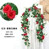 Rose vines - red
