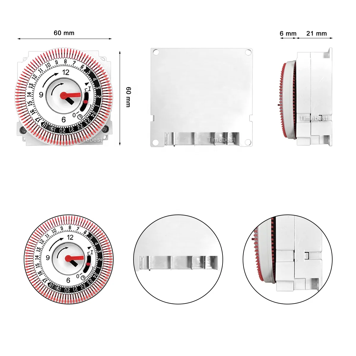 Mechanical Timer Switch Module Daily Programmable 110v Mechanical Timer Switch Module