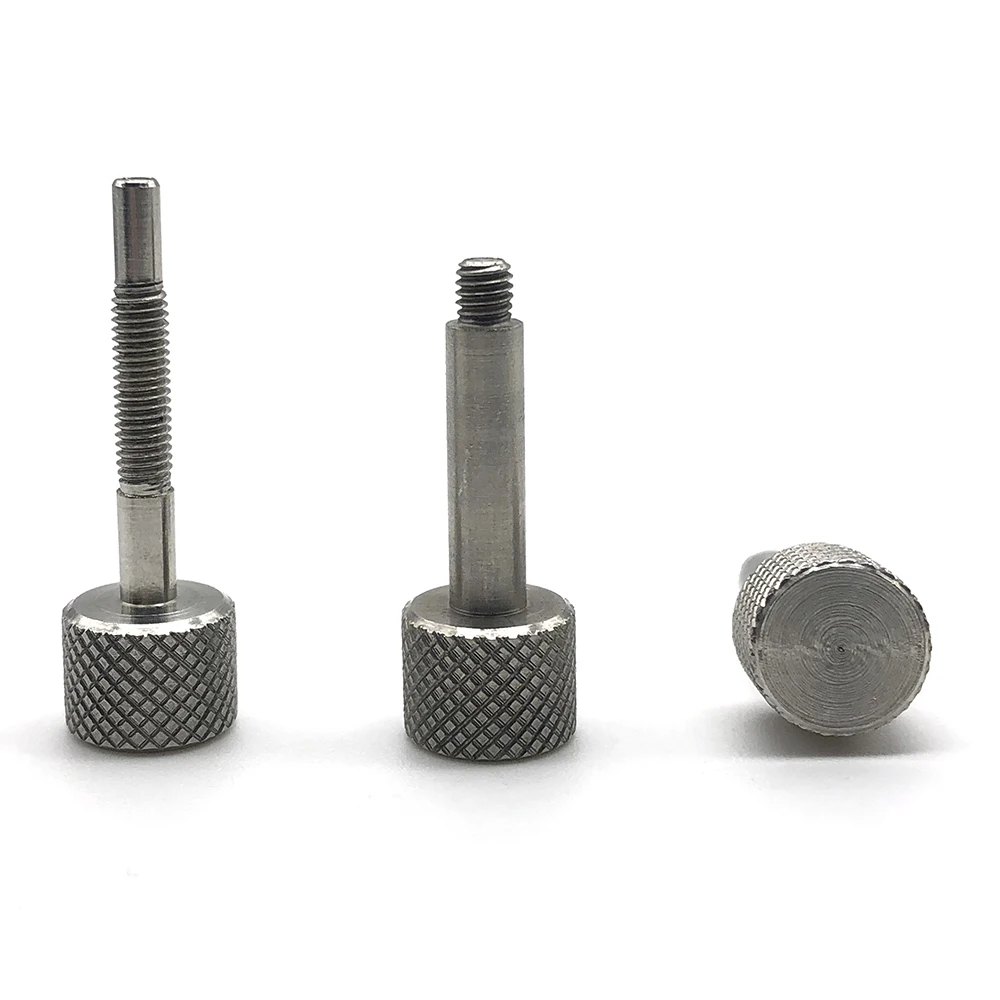 Tornillo de pulgar moleteado M6 de acero inoxidable