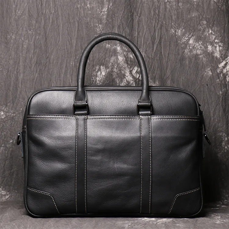 Shoulder Retro Messenger Men's Leather Luxury Handbag School Office ...