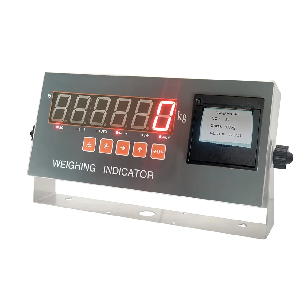 Electronic Stainless Steel Indicator with Printer for Platform Scale Weight Scale