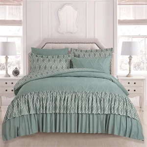 Kosmos AB Reverse king Size Luxury Embossed Bed Duvet Cover Set