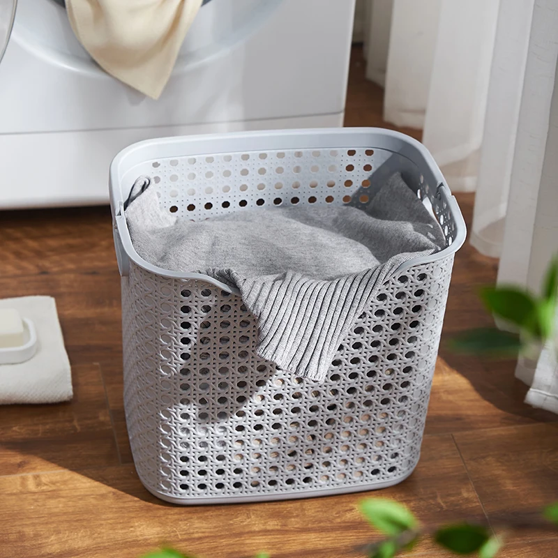 Stackable Bedroom Wardrobe Laundry Basket Clothes Hamper Organizer