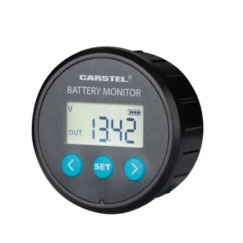 Carstel 500A Auto Electronics Battery Monitor with Shunt & Battery Status Displaying