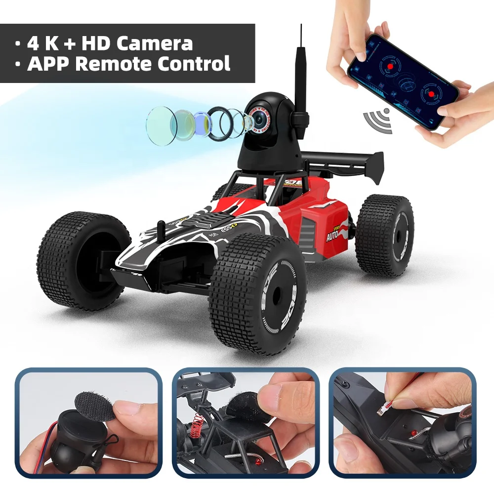 Rc Car Remote Control APP Control with 4K Camera Buggy 4WD Off-Road Drift  Car High Speed 35 KM/H Racing Car With Light RTR
