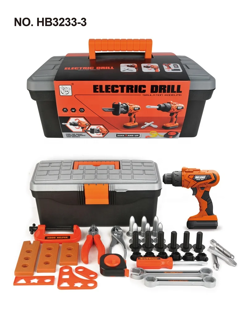 Хит продаж пластиковый детский инструмент для игры забавная игрушка набор ручных инструментов мальчиков