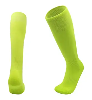Sports Socks Crew Knee High Adults Outdoor Polyester Soccer Socks Compression Football Grip Socks Logo Brand Custom Nylon