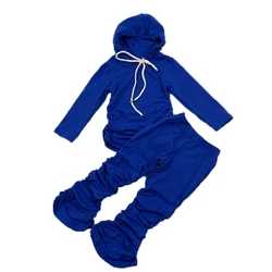 Разноцветный детский хлопковый спортивный костюм и комплект с толстовкой на ребенка старше для маленьких девочек наборный штаны из двух предметов; Костюмы в стиле «Мама