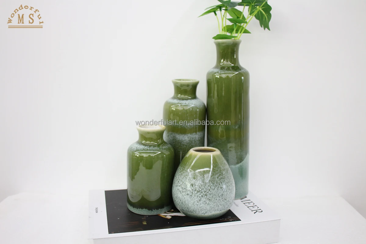 Ceramic flower vases europe style porcelain flower pot tabletop handicraft wedding gift for home decoration