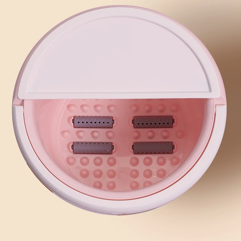 Ou Chao Portable Foldable Foot Bath Basin, Easy to Store, Factory-customized, Healthy Foot Bath Basin, with Foot Massage Rollers