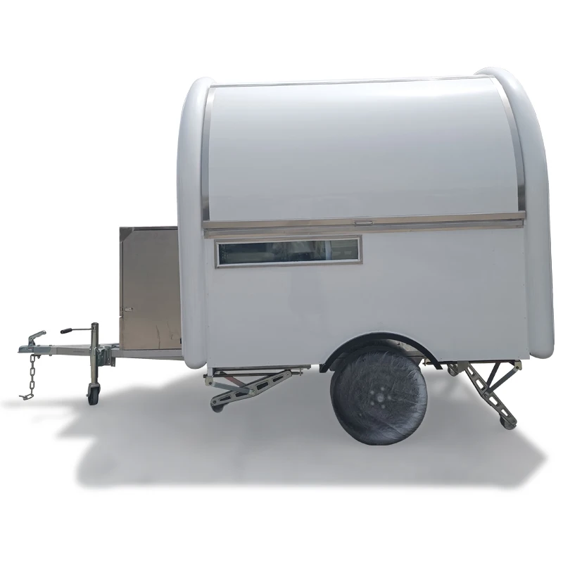 Mobile Food Kiosk Ice Cream Trucks Taco Cart Sweet Corn Shop Small Fast Food Trailer