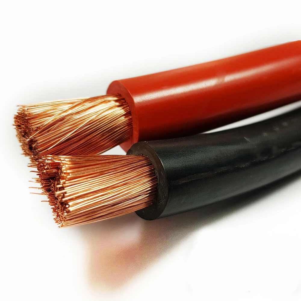 HUAQI Cable DC Altamente Flexible Alambre 10 25 35 50 70mm 95mm2 Cobre Puro XLPE Sistema de Potencia de Batería Solar Inversor Automotriz