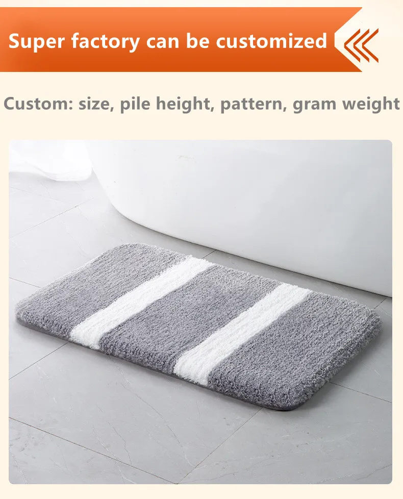 Best selling and customizable floor mat doormat kitchen bedroom carpet supplier