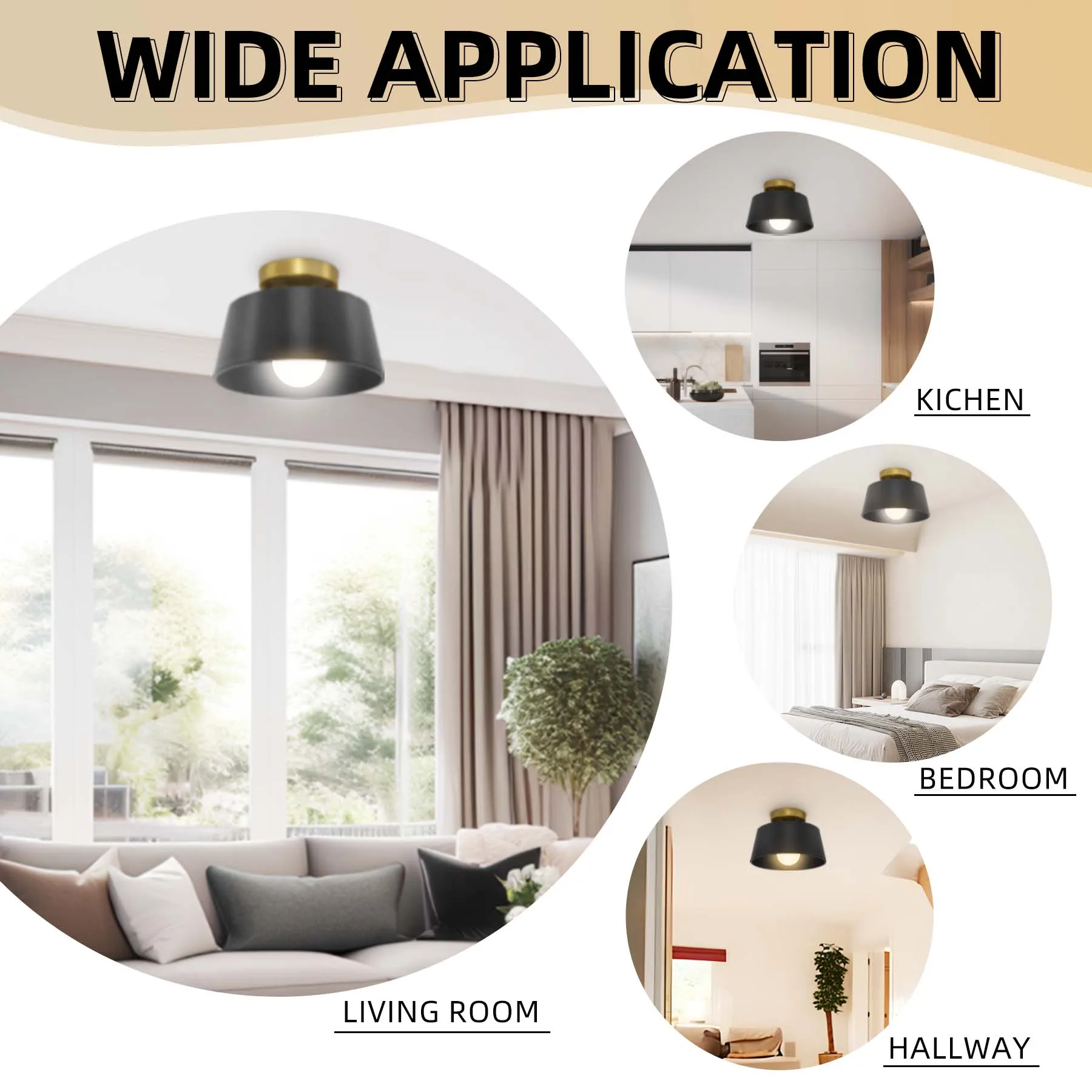 Vintage Design Indoor Ceiling Lights For Home Decorative Ceiling Lights