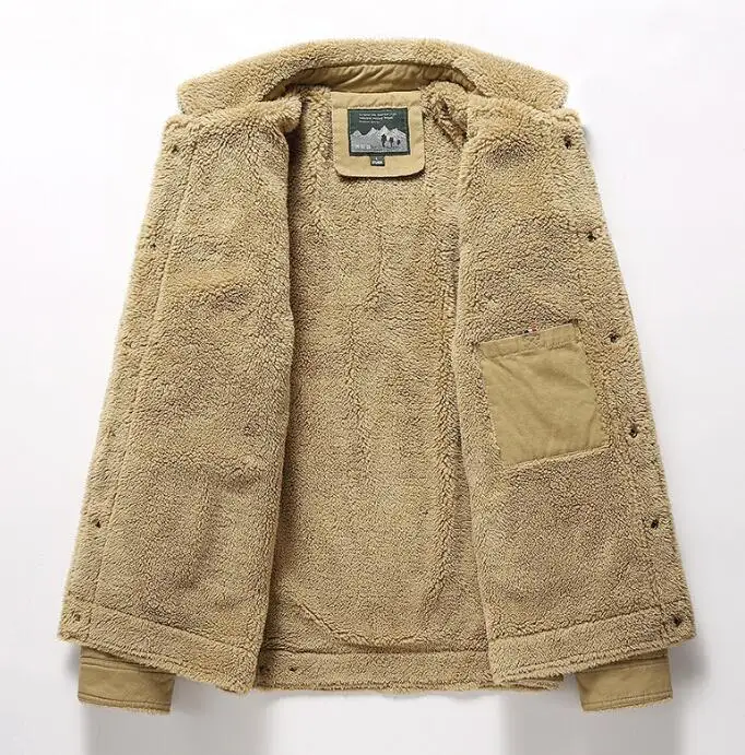 Hot Sells Casual Winter Coat Warm Thick Outdoor Fleece Inner Jackets Big Size Jacket For Men_voghion.com