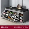 [Flip-top with secondary compartment] Light gray 100*30*51cm