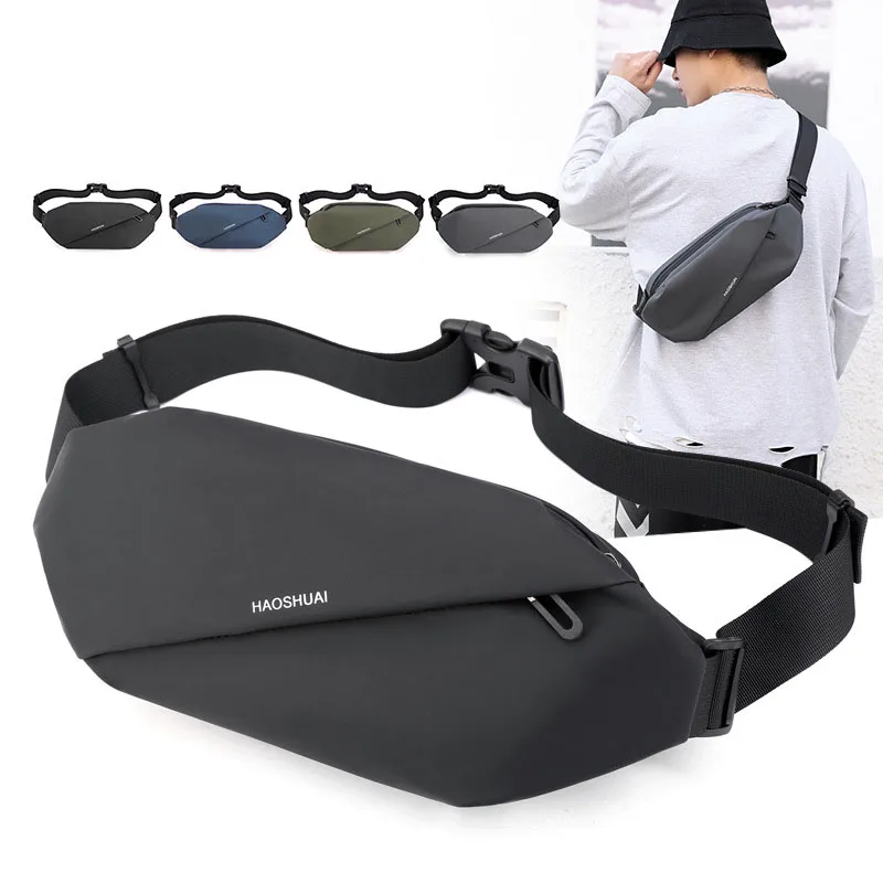 Chest Bag For Men 2024 New Multi-Functional Fashion Sports Waist Bag Mobile Phone Bag