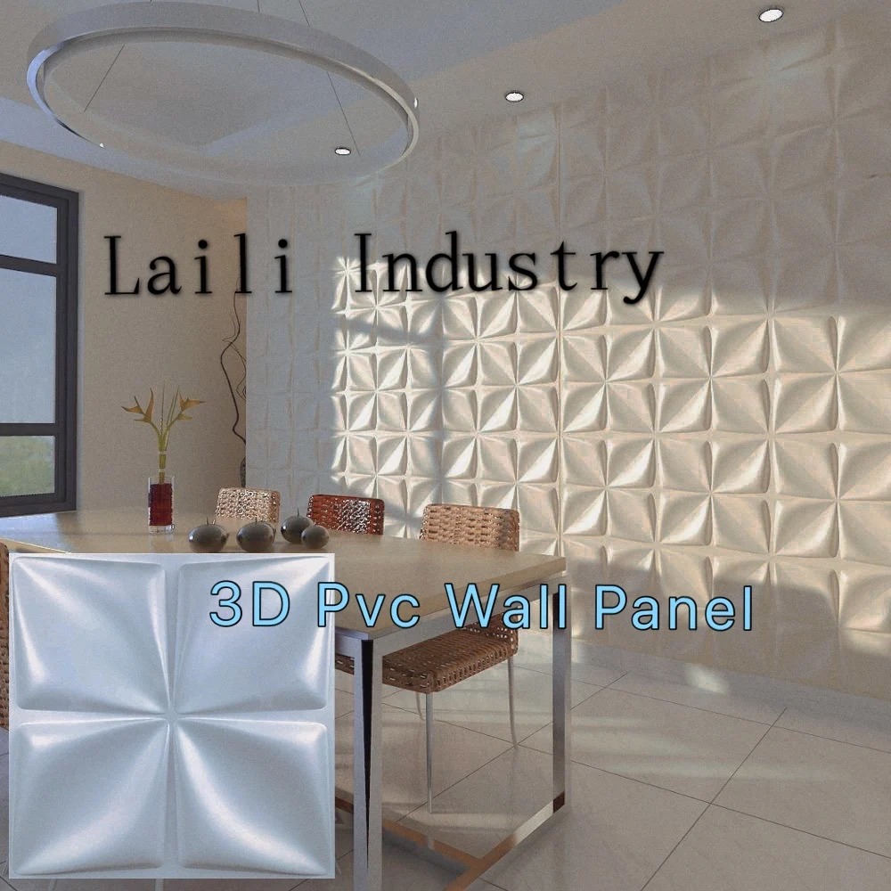 3D PVC 3D Interior Wall Panel Decorativo Art Wall Panel for Pared Wall ...