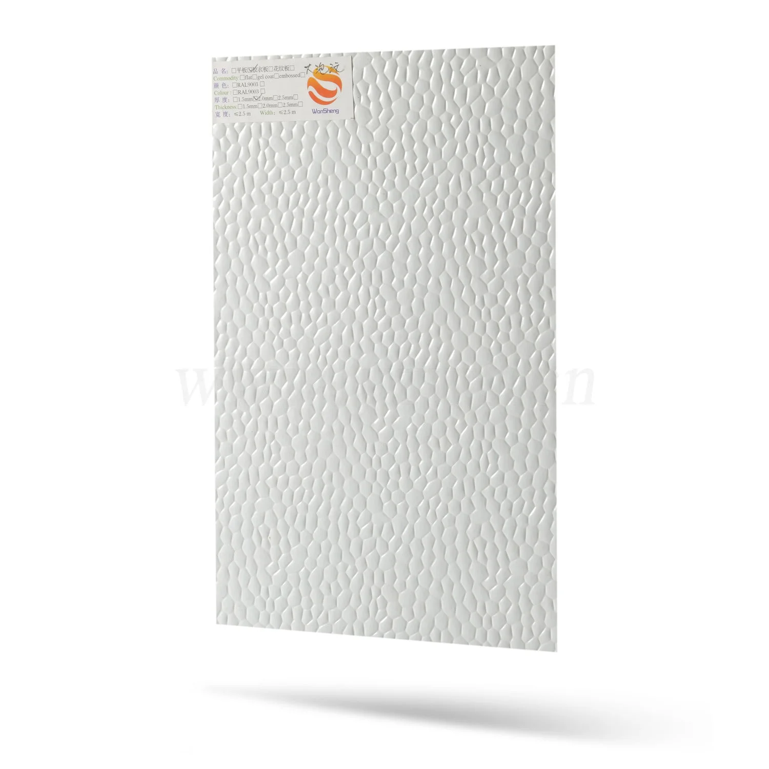 Large Bubble Pattern Gelcoat Frp / Grp Sheets Fiberglass panels  for RV caravan Refrigerated Trucks Bodys and Dry vans