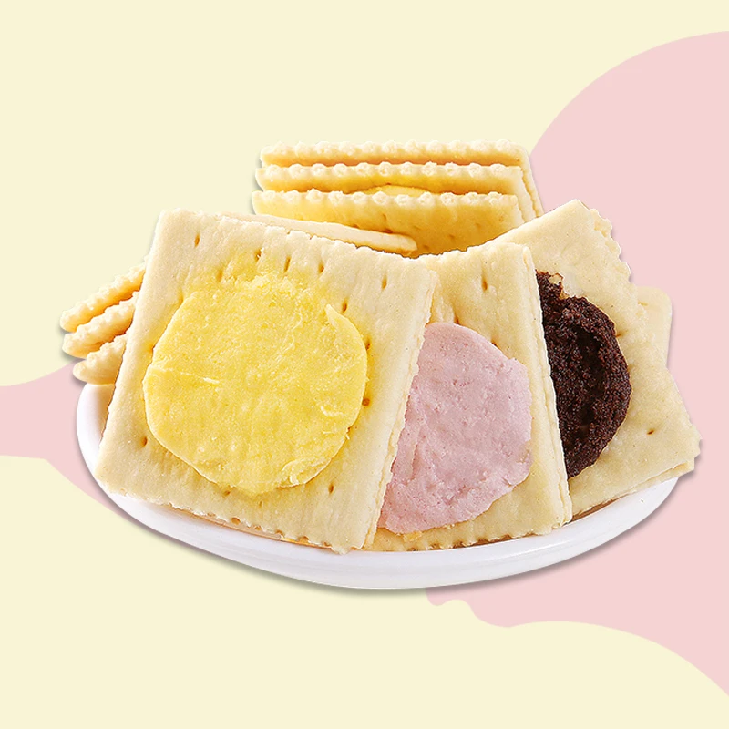 Full Automatic Biscuit Production Line/machine for Making Crackers Finger Biscuits Animal Biscuits Machinery Factory