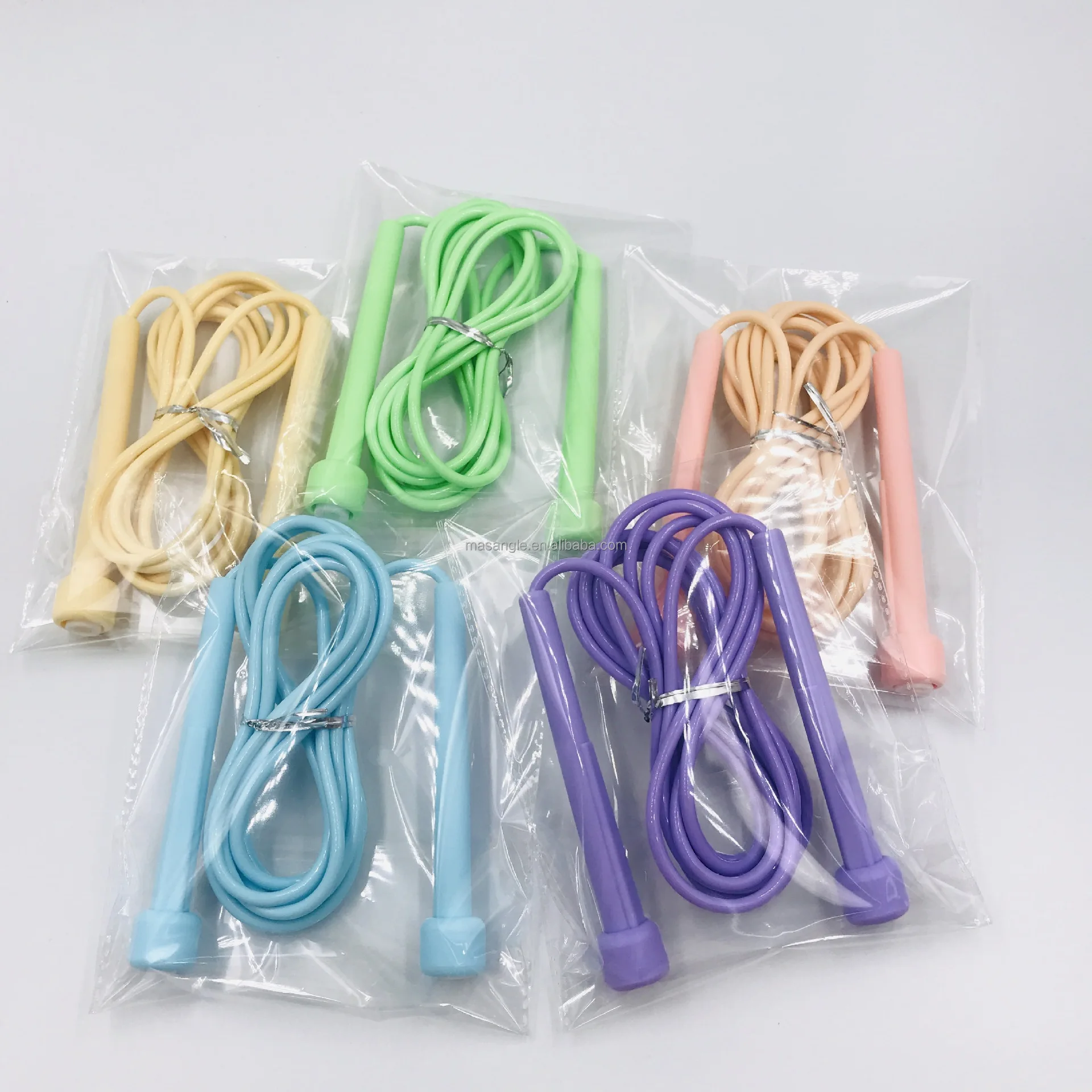 Lightweight Pvc Jump Rope For Fitness And Exercise Adjustable Jump Ropes Tanglefree Skipping