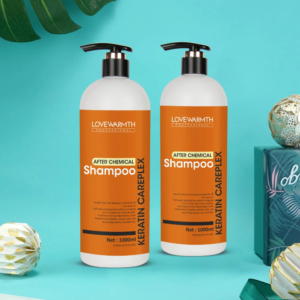 
Кератиновый шампунь без сульфата и кондиционер Разглаживающий Шампунь после химических веществ OEM шампунь 