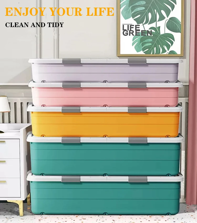 Modern Style Home Organization Storage Box Under Bed 35l 40l 45l 60l